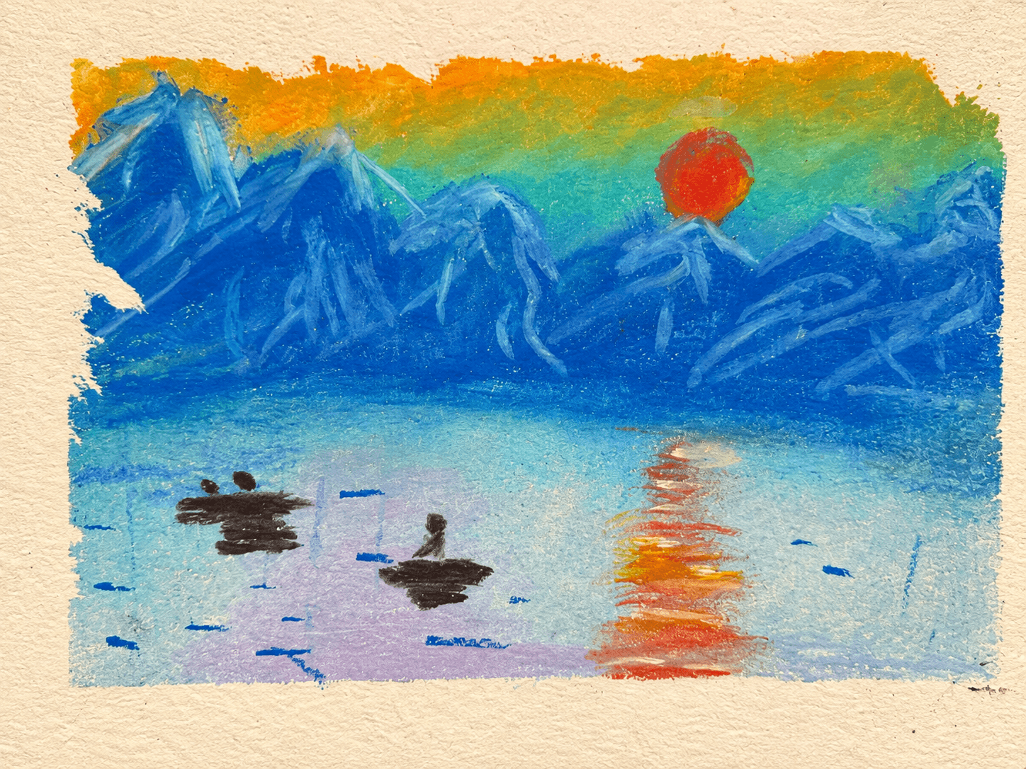 Blue mountain lake
